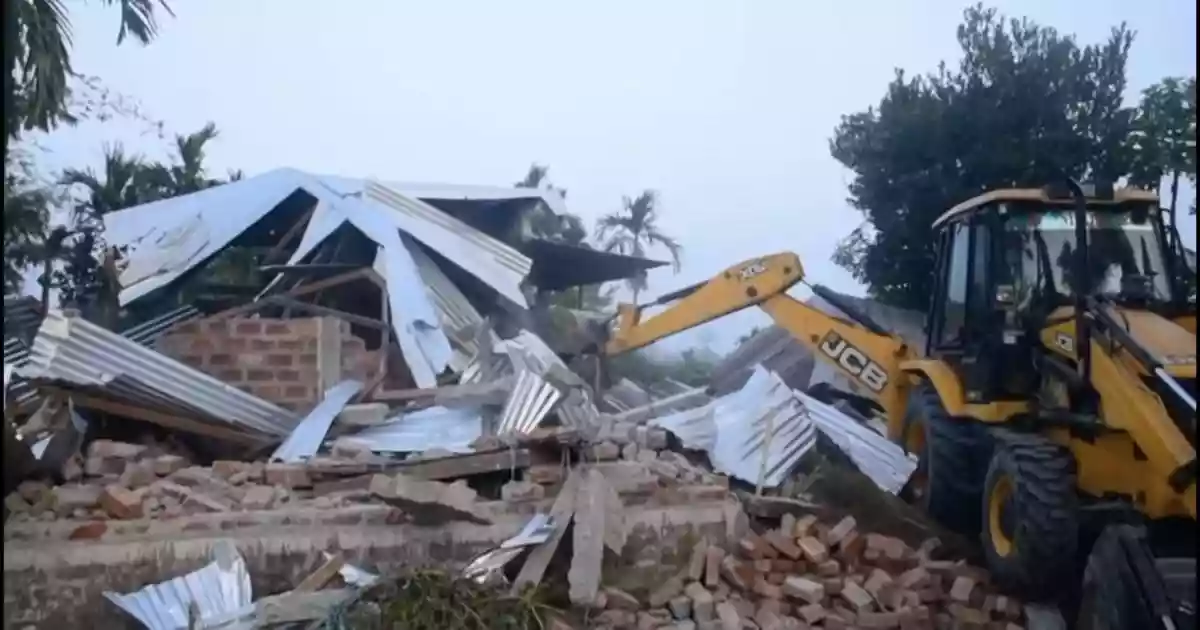 Over 1,200 Bengali Muslim homes demolished as state continues eviction drive