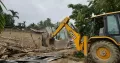 The authorities in Assam's Nagaon district on Saturday launched an eviction drive to clear encroachments from 795 hectares of reserved forest land