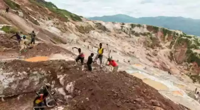 Over 200 people died in a collapse at the Rubaya coltan mine in North Kivu, Democratic Republic of the Congo. Rescue efforts are underway