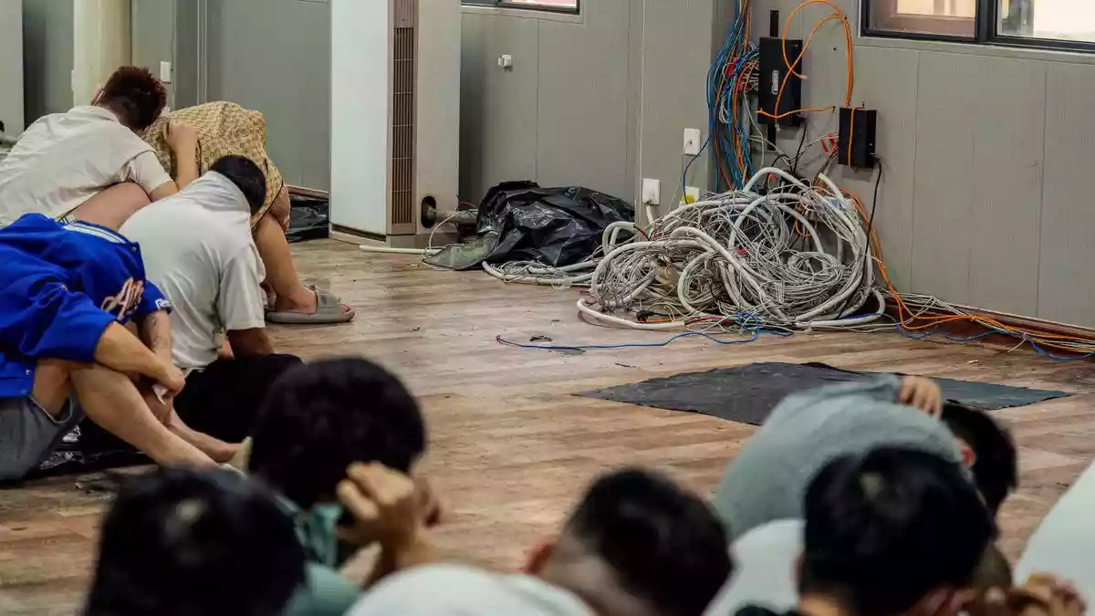 Over 300 arrested after Myanmar junta raids online scam centre