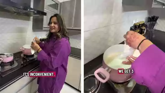 Pakistani woman rants about boiling unpasteurised milk