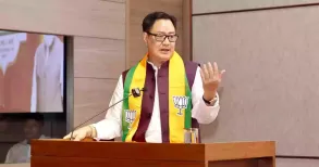 The Union Parliamentary Affairs Minister Kiren Rijiju on Thursday said that the Budget Session of Parliament will be reconvened on April 16 for three days to