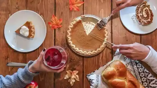Pumpkin pie is considered to be a traditional part of the Thanksgiving feast. It is literally impossible to think of any American Thanksgiving table sans