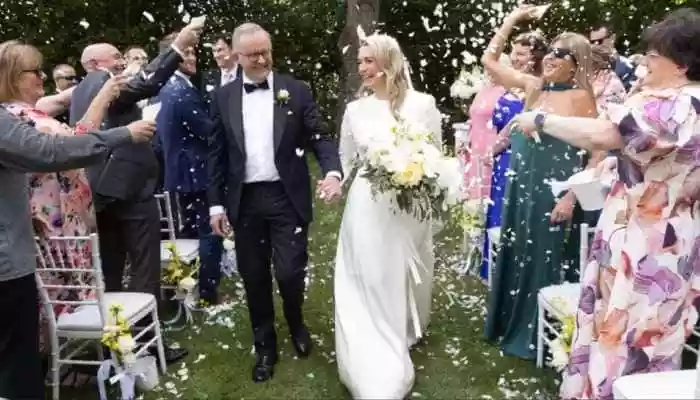 Anthony Albanese is the first PM to marry in office, wedding Jodie Haydon in an intimate ceremony at The Lodge, Canberra. Details of the historic day