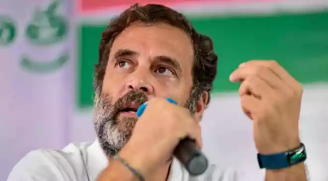 While addressing the debate on linking the women’s reservation bill with delimitation, Rahul Gandhi joked about him and PM Modi not having wives