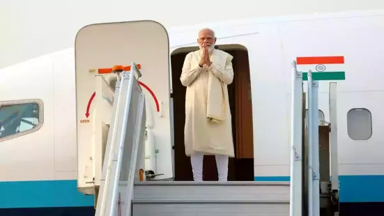 Prime Minister Narendra Modi arrived in Bhutan on Tuesday (November 11, 2025) for a two-day visit during which he will join the 70th birthday celebrations of