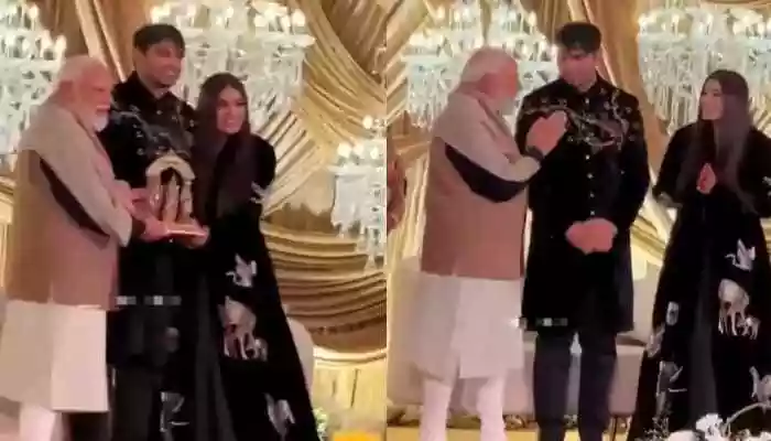 PM Modi Attends Neeraj Chopra-Himani Star-Studded Wedding Reception