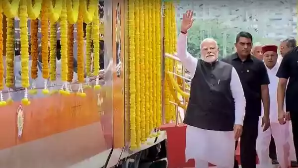 Prime Minister Narendra Modi flagged off India's first Vande Bharat Sleeper Train from West Bengal's Malda Town Railway Station on Saturday