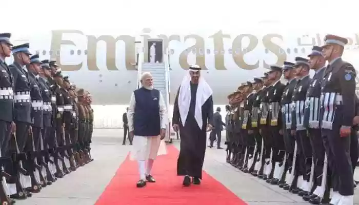 UAE President Mohamed bin Zayed's brief India visit highlights strong bilateral ties amid West Asia tensions, Gaza peace plan developments