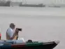 During his visit to Kolkata, Prime Minister Narendra Modi took a scenic boat ride along the Hooghly river. He engaged warmly with local boatmen and joggers