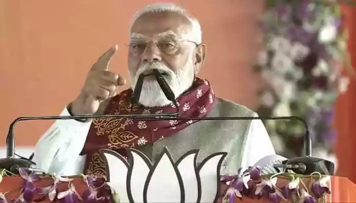 Prime Minister Narendra Modi, addressing a rally in Singur, accused the Trinamool Congress of running a “maha jungle raj” in West Bengal and urged