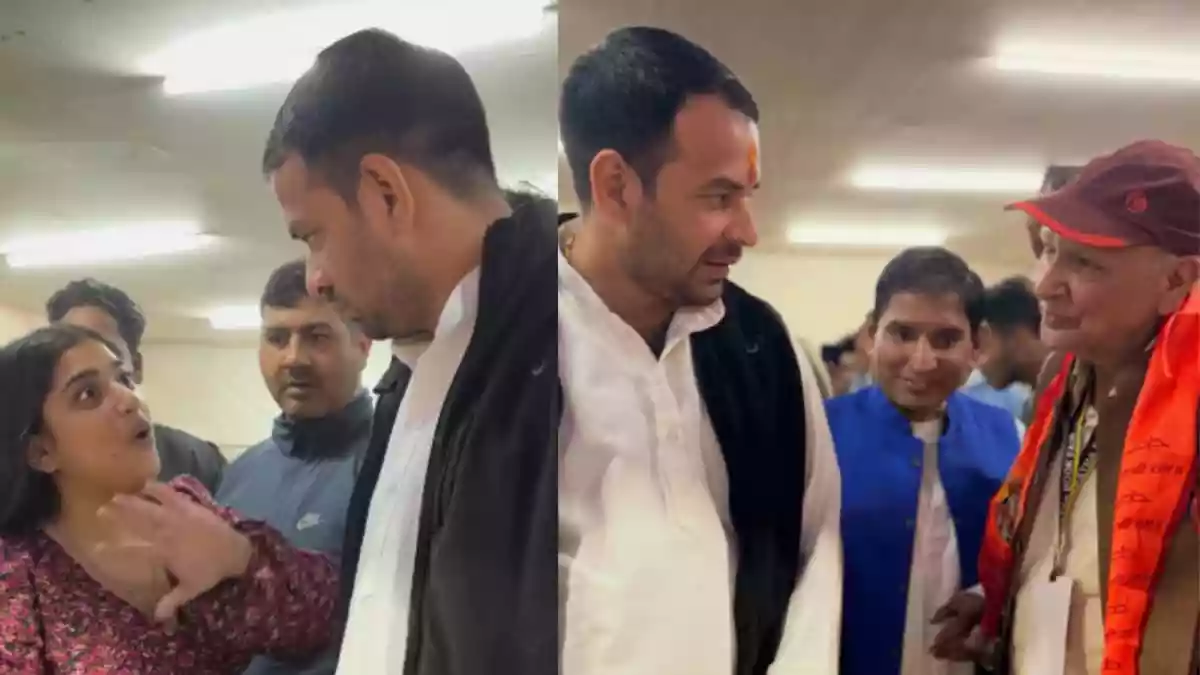 Poker-Faced’ Tej Pratap Yadav ‘Roasts’ Patna Woman After Her ‘Flattery’ In English