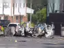 A car bomb exploded near a police station in Dunmurry, Northern Ireland. Police have declared a security alert and evacuated homes