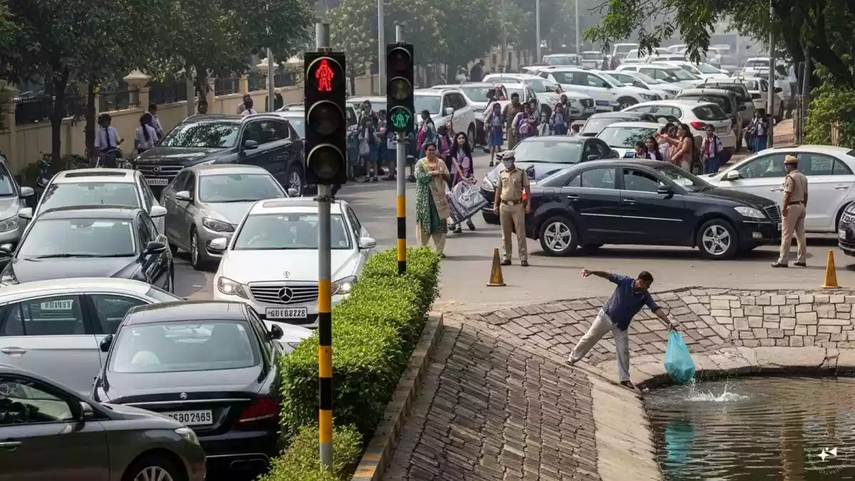 Entrepreneur and author Sandeep Mall has sparked a widespread debate on civic sense in India after sharing his observations he regularly notices during school