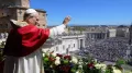 Thousands of worshippers flocked to St Peter's Square on Sunday to hear Pope Leo XIV deliver his first Easter Mass address as pontiff