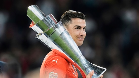 Portugal beat Spain 5-3 on penalties following a 2-2 draw in Munich on Sunday to claim their second Nations League title. Ruben Neves scored the decisive spot kick after Alvaro Morata missed as Portugal beat Spain 5-3 on penalties following a 2-2 draw in Munich on Sunday to claim their second Nations League title.