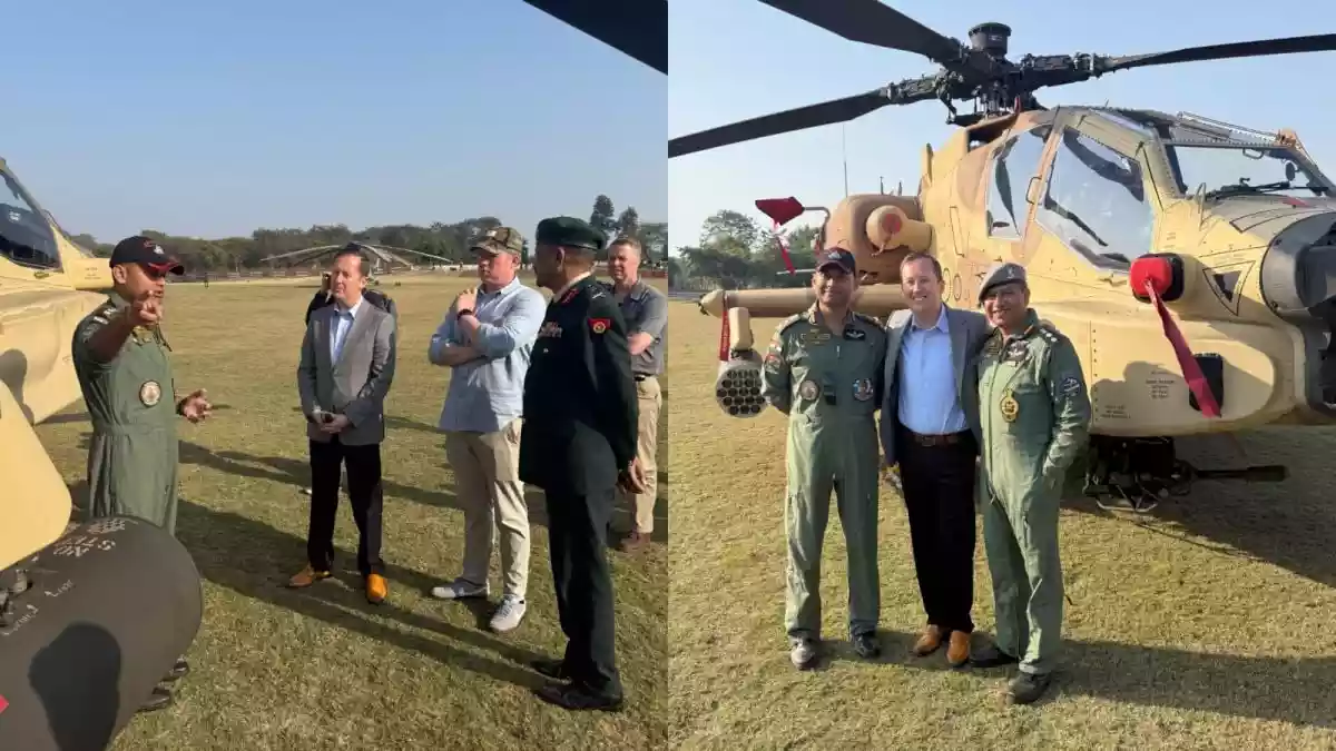 US Ambassador to India Sergio Gor on Sunday praised the growing defence partnership between India and the United States during a visit to an AH-64E Apache