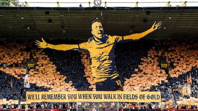 Premier League side Wolves paid a touching tribute to former player Diogo Jota during the side's season-opener against Manchester City on Saturday. Fans put up an incredible tifo of the Portuguese star, while another banner read ‘We'll remember you when you walk in fields of gold.'