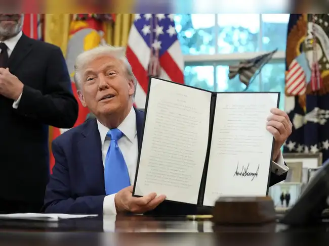 President Donald Trump continued his sweeping crackdown on immigration Friday, turning his focus to a visa program for skilled foreign workers. He signed a proclamation that adds a $100,000 fee for new applicants for H-1B visas that allow foreign workers like software engineers a chance to be employed in the United States.<br><br> The H-1B visa is designed to help companies fill openings for which American workers with similar abilities cannot be found. But immigration hard-liners and far-right activists have long argued that the visa allows companies to replace American workers with foreign ones. The issue has divided even Trump's supporters, and the president's stance on the program has shifted over time.<br><br> Before the new proclamation's signing in the Oval Office on Friday, Howard Lutnick, the secretary of commerce, laid out the rationale for the fee that the administration is attaching to what he called the 