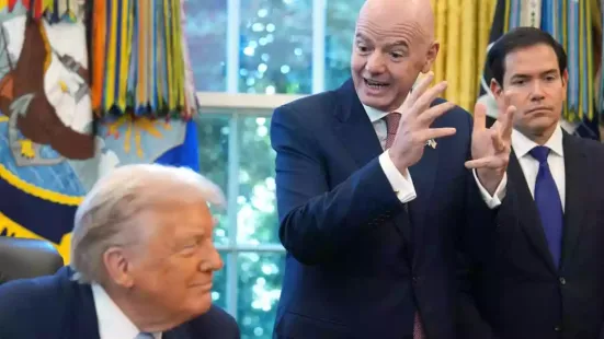 President Donald Trump on Monday revealed special fast-track visas for individuals with tickets to the 2026 World Cup, although his administration cautioned