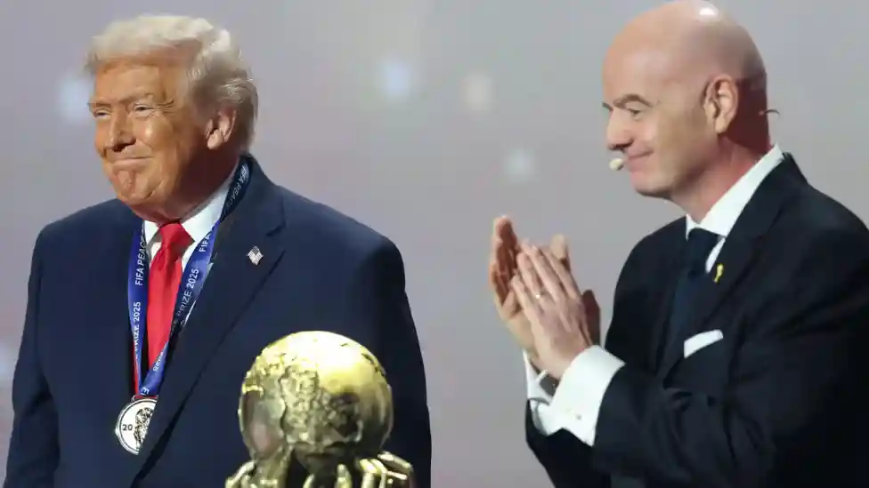 President Trump wins inaugural Fifa Peace Prize
