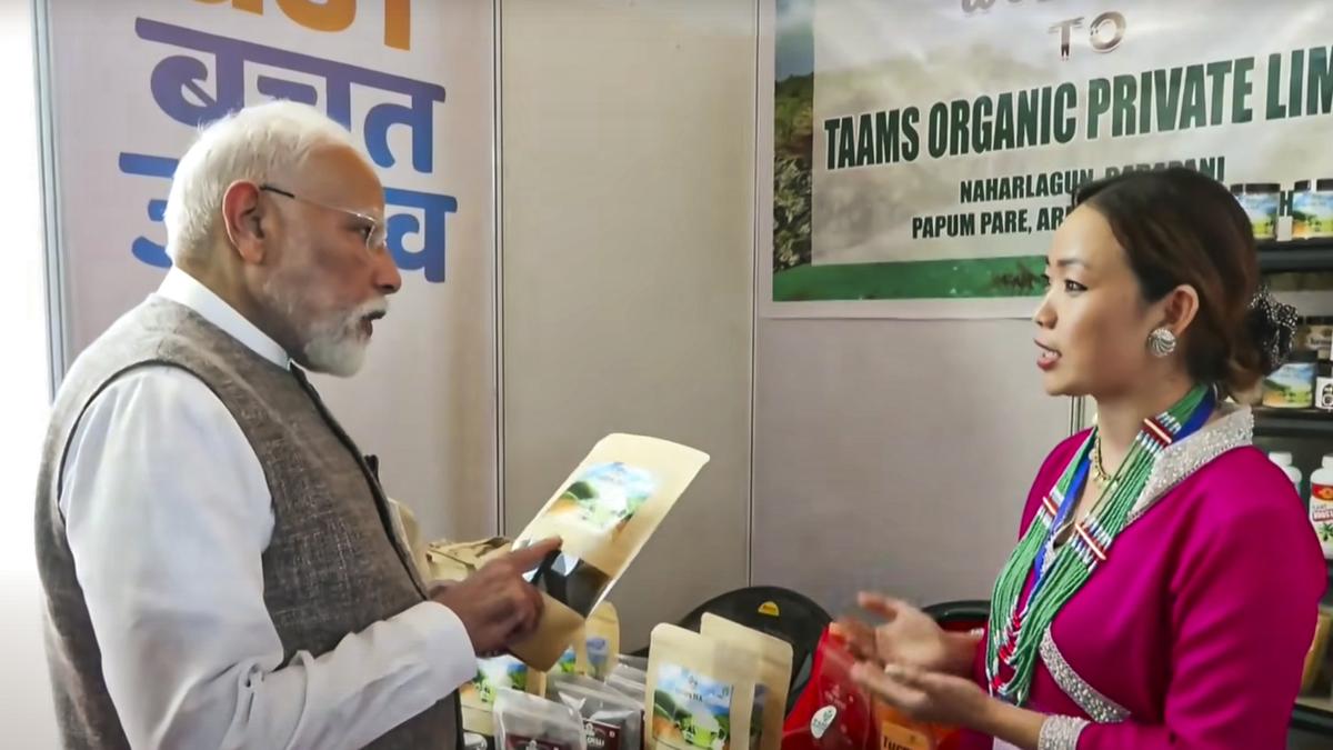Prime Minister Narendra Modi interacted with local entrepreneurs and members of self-help groups in Arunachal Pradesh's capital Itanagar on Monday (September 22, 2025). He visited an exhibition that was organised at the venue of his public meeting in Indira Gandhi Park, and held the interaction, officials said.