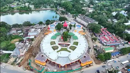 Prime Minister Narendra Modi on Monday inaugurated the redeveloped 524-year-old Tripura Sundari Temple Complex, one of the 51 Shakti Peethas, at Udaipur in Tripura's Gomati district, under the Pilgrimage Rejuvenation And Spiritual Heritage Augmentation Drive (PRASHAD) scheme.