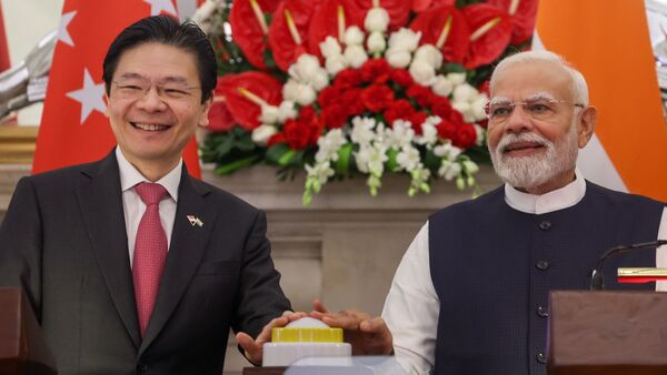 Prime Minister Narendra Modi on Thursday held a bilateral meeting with Singapore PM Lawrence Wong at the Hyderabad House in New Delhi. The Ministry of External Affairs in a post on X said their talks focused on expanding cooperation in various gamut. However, no discussion on the 50 per cent US tariffs on India was held during the meeting.