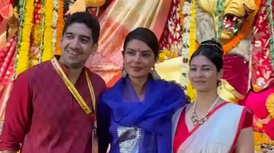 Priyanka Chopra's royal blue kurta look at Juhu's Durga Puja Pandal was the perfect mix of elegance, tradition, and festive charm. If you're inspired to recreate that regal vibe this festive season, especially during Durga Puja, we've curated the top 8 royal blue kurta sets that will make you stand out. From embellished shararas to anarkalis and embroidered kurta sets, these picks are designed to add that same star-like aura to your celebrations.