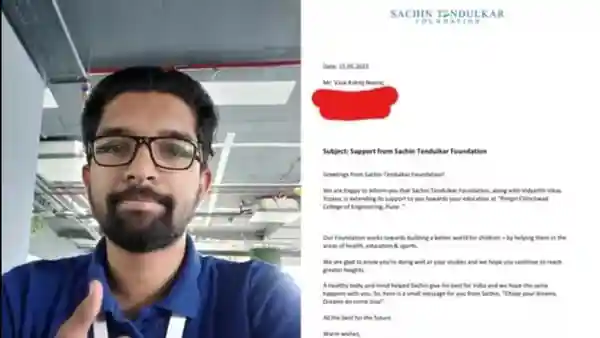 A heartwarming story from Pune is winning hearts online after a young software engineer opened up about how Sachin Tendulkar's philanthropic work changed the