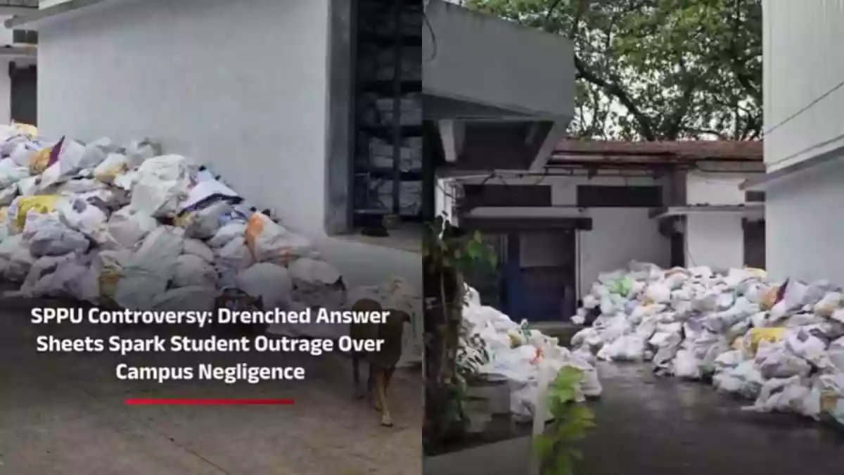 Pune Students Panic As They Find Answer Sheets Soaked In Rain