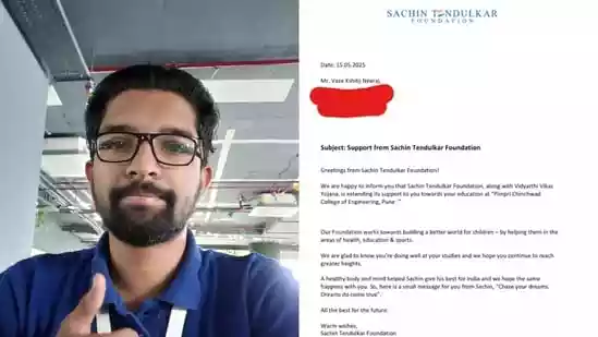 Pune techie shares how Sachin Tendulkar’s foundation backed his engineering