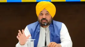 Punjab Chief Minister Bhagwant Mann's visit to the historic Darbar Sahib Gurdwara in Sri Muktsar Sahib on Sunday sparked a political controversy after two