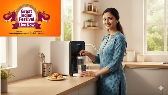 Pureit, one of the well known brands in water purifiers, is offering a major price drop during the ongoing Amazon Great Indian Festival 2025. All types of Pureit water purifiers are available at great discounts, with additional benefits like extra discounts on various bank credit and debit cards. There's also a good cashback offer to sweeten the deal.