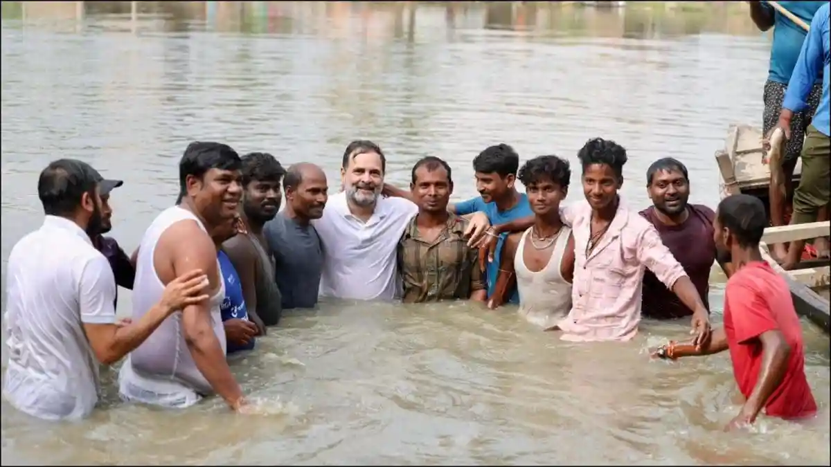Congress leader Rahul Gandhi participated in a traditional fish-catching ritual in Bihar's Begusarai, joined by local fishermen and Vikassheel Insaan Party