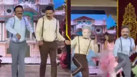 An energetic dance from last week's grand Udaipur wedding of NRI businessman Rama Raju Mantena's daughter, Netra Mantena, is taking over social media