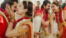 Rashmika Mandanna and Vijay Deverakonda officially shared their first pictures as husband and wife. New Delhi: Actors Rashmika Mandanna and Vijay Deverakonda