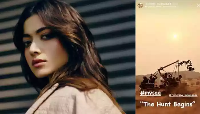 Rashmika Mandanna returns to sets of Mysaa after wedding