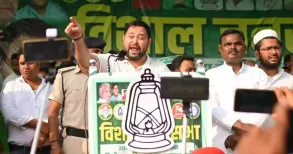 Rashtriya Janata Dal leader Tejashwi Yadav on Tuesday announced that financial aid of Rs 30,000 will be transferred to the bank accounts of women in Bihar