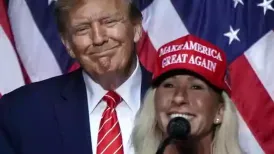 A massive feud has broken out on social media between President Donald Trump and Rep. Marjorie Taylor Greene after the Georgia Republican criticized the US