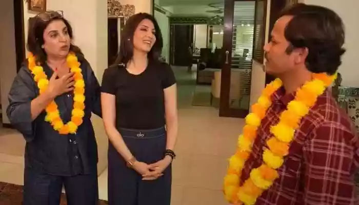 Riddhima Kapoor Sahni is a fashion designer and entrepreneur. She made her screen debut with Netflix reality series Fabulous Lives of Bollywood Wives (Season 3). New Delhi: Filmmaker Farah Khan visited Riddhima Kapoor Sahni's New Delhi bungalow for her famous vlogs along with cook Dilip. In her latest YouTube video, the Om Shanti Om director gave viewers a full home tour of Ranbir Kapoor's sister's swanky house.