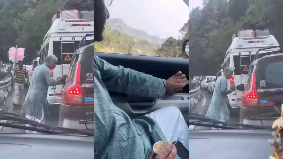 A video from Mussoorie has gone viral, showing a local man confronting tourists for throwing plastic waste on the scenic route. The incident took place on one