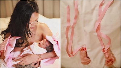 Rihanna has given birth to a baby girl. The 37-year-old singer has taken to social media to announce that she gave birth to her third child, Rocki Irish Mayers, on September 13. Alongside a photo of Rihanna cradling her baby in her arms, she wrote on Instagram: “Rocki Irish Mayers Sept 13 2025 [ribbon emoji] (sic)