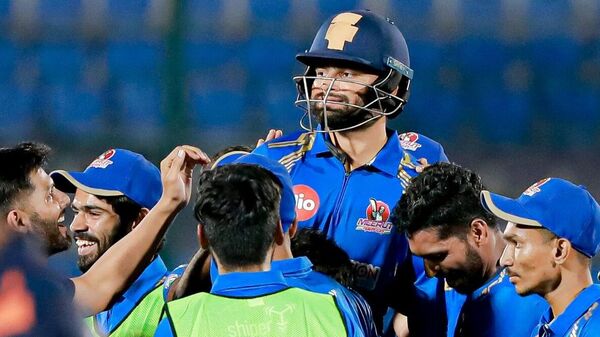 Rinku Singh sent a strong message to Indian captain Suryakumar Yadav and head coach Gautam Gambhir ahead of the Asia Cup 2025 with a blistering hundred in the ongoing UP T20 League at the Ekana Stadium in Lucknow. Leading Meerut Mavericks from the front, captain Rinku slammed eight sixes for his 48-ball 108 not out in his side' six-wicket win over Gaur Gorakhapur Lions.