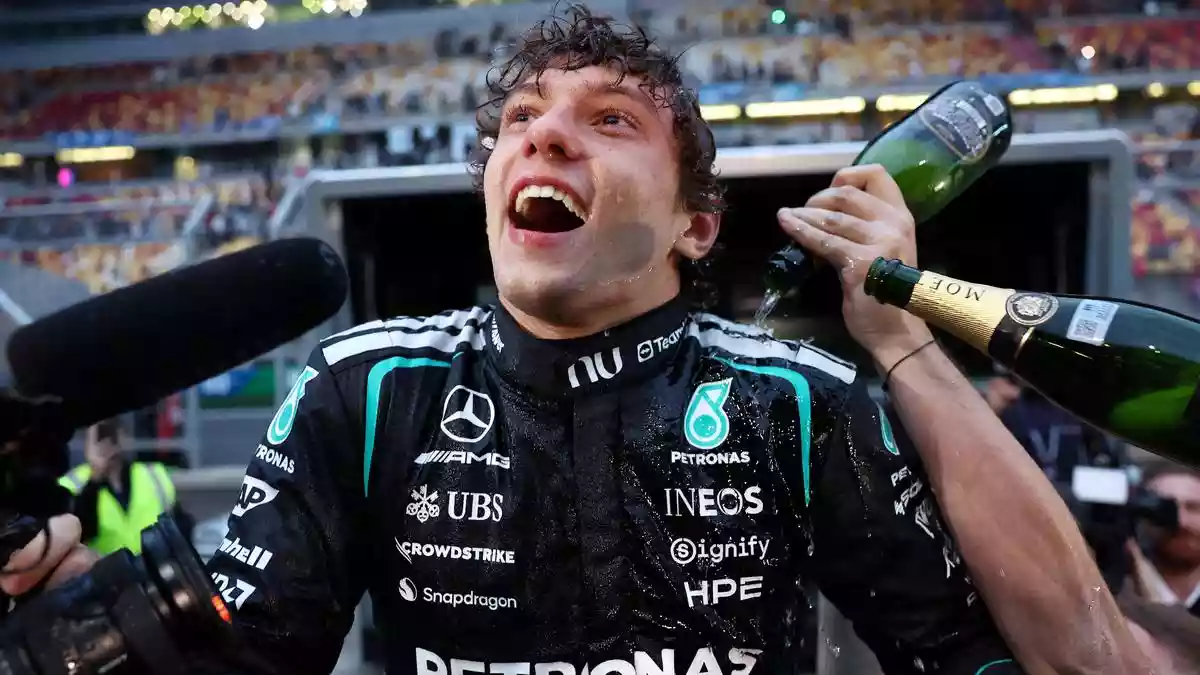 Rising star Antonelli says Chinese GP triumph 'starting point' for F1 success