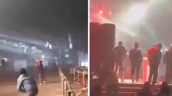 A music concert by popular Bangladeshi rock singer James at a school in Faridpur city of Bangladesh was called off on Friday after a mob attacked the venue