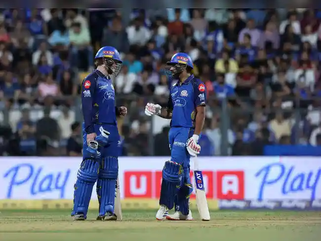 Mumbai Indians secured a significant victory over Kolkata Knight Riders. Rohit Sharma and Ryan Rickelton's powerful batting performances guided Mumbai to chase