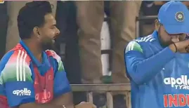 Just minutes before India took the field for the second innings, Rohit and Pant were chatting casually near the boundary ropes. Just minutes before South