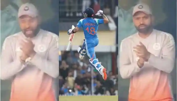 Rohit Sharma’s Explosive Reaction To Virat Kohli’s Ranchi Century