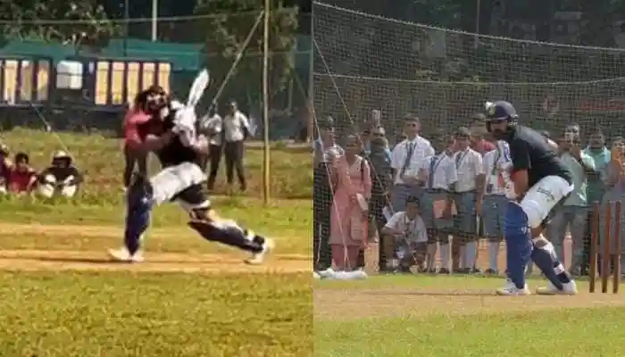 Rohit, who recently made headlines following his removal as India's ODI captain, was spotted training intensely as he prepares for his first international appearance. Indian cricket star Rohit Sharma sent fans into a frenzy after smashing a huge six during his practice session at the historic Shivaji Park in Mumbai ahead of India's ODI series against Australia.Rohit, who recently made headlines following his removal as India's ODI captain, was spotted training intensely as he prepares for his first international appearance.Indian cricket star Rohit Sharma sent fans into a frenzy after smashing a huge six during his practice session at the historic Shivaji Park in Mumbai ahead of India's ODI series against Australia.Rohit, who recently made headlines following his removal as India's ODI captain, was spotted training intensely as he prepares for his first international appearance since the Champions Trophy final in March. With Shubman Gill taking over as captain and Shreyas Iyer appointed vice-captain, Rohit will feature in the squad purely as a senior batter.